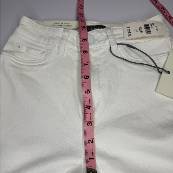 DL1961 Mara Ankle Mid Rise Instasculpt Straight Jeans Size 24 NWT - Picture 15 of 16